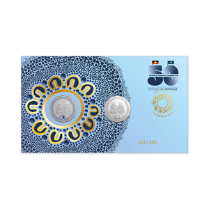 50 years of NAIDOC Committee Limited-Edition 2-Coin Postal Numismatic Cover (PNC) product photo