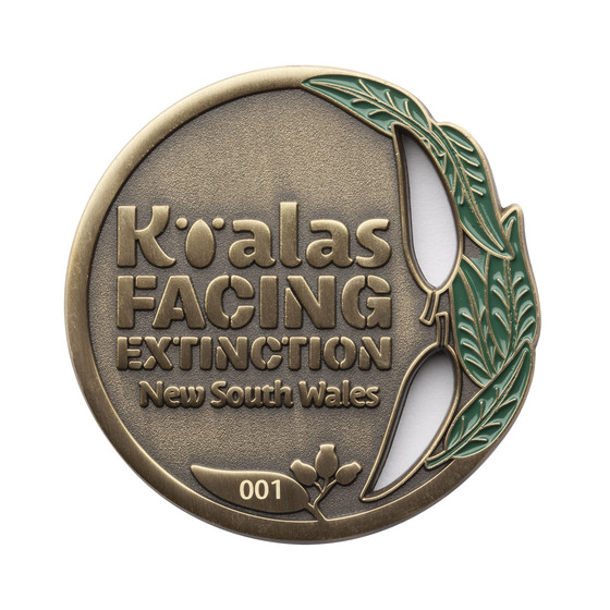 Koalas in Danger Limited-Edtion Medallion Cover  product photo Internal 10 DETAILS