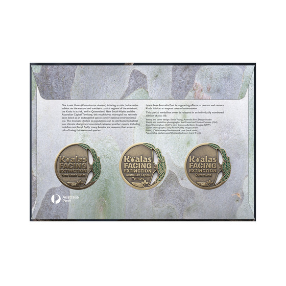 Koalas in Danger Limited-Edtion Medallion Cover  product photo Internal 4 DETAILS