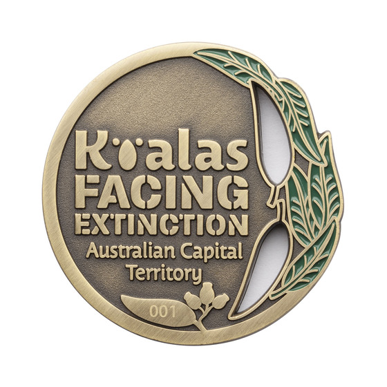 Koalas in Danger Limited-Edtion Medallion Cover  product photo Internal 7 DETAILS