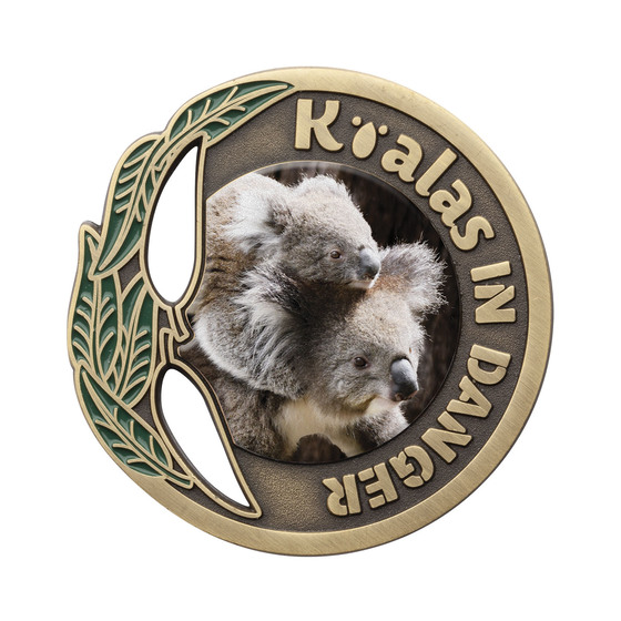 Koalas in Danger Limited-Edtion Medallion Cover  product photo Internal 8 DETAILS