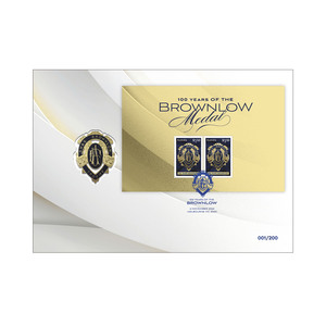 100 Years of the Brownlow Prestige Limited-Edition Medallion Cover product photo