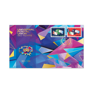 Universal Postal Union 150 Years Limited-Edition Badge Cover  product photo