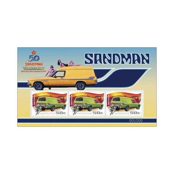 Holden Sandman 50th Vaniversary Limited-Edition Stamp and Poster Collection product photo Internal 3 DETAILS