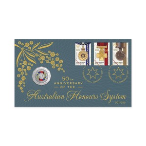 50th Anniversary of Australian Honours System Limited Edition Coin and Minisheet Collection product photo