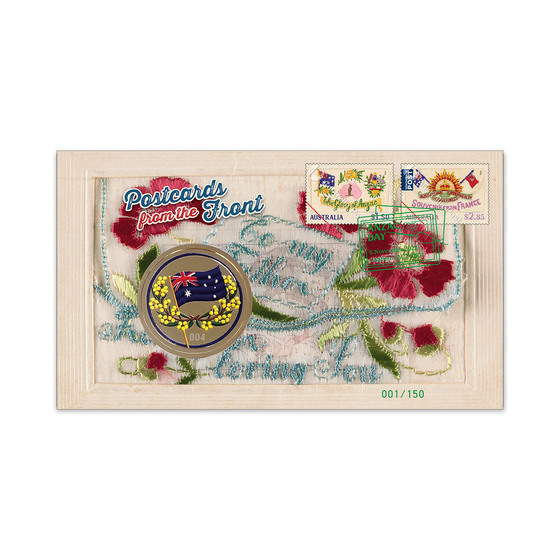 Postcards from the Front Limited Edition Medallion Cover product photo Internal 1 DETAILS