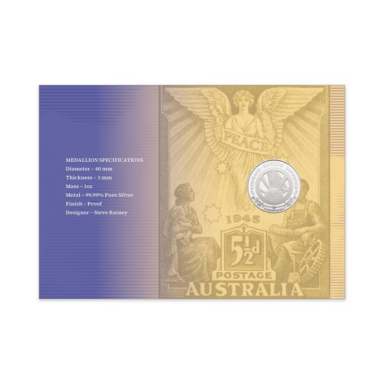 Armistice Limited Edition Prestige Medallion Cover product photo Internal 3 DETAILS