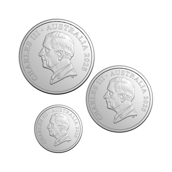 2025 His Majesty King Charles III Limited Edition Three Coin Postal Numismatic Cover (PNC) product photo Internal 5 DETAILS