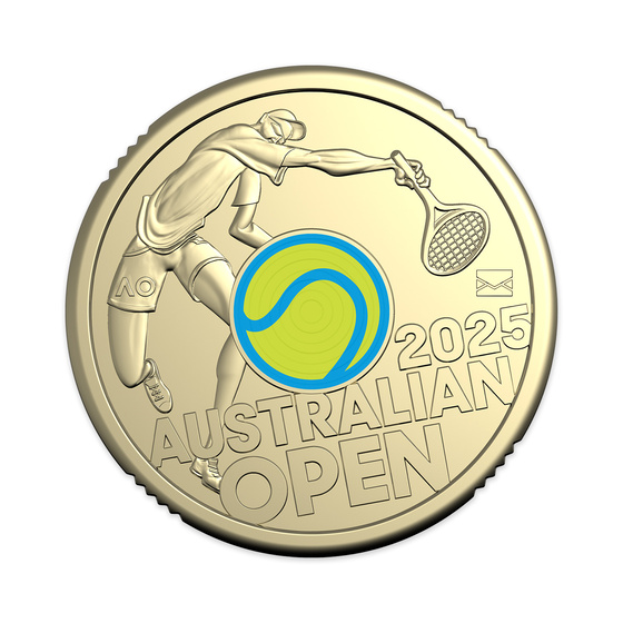 2025 Australian Open Men's Limited Edition Postal Numismatic Cover (PNC) product photo Internal 5 DETAILS