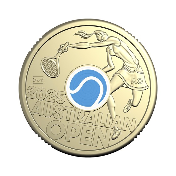 2025 Australian Open Men's and Womens Four Coin Limited Edition Postal Numismatic Cover (PNC) product photo Internal 5 DETAILS
