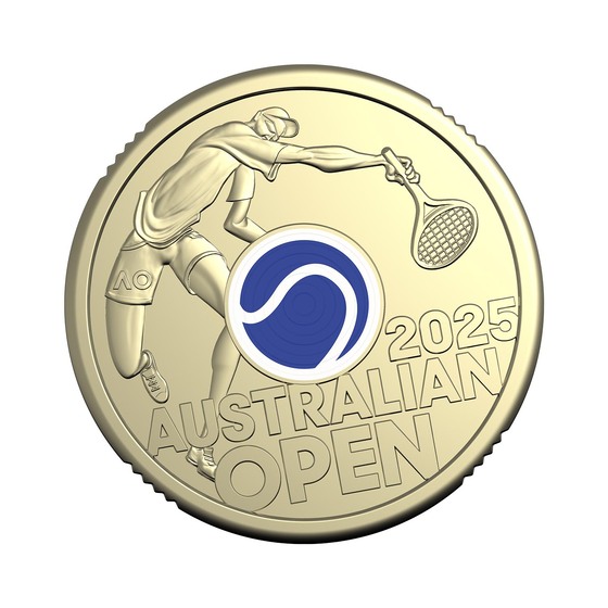 2025 Australian Open Men's and Womens Four Coin Limited Edition Postal Numismatic Cover (PNC) product photo Internal 8 DETAILS