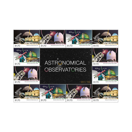 Astronomical Observatories Stamp Collection product photo Internal 3 DETAILS