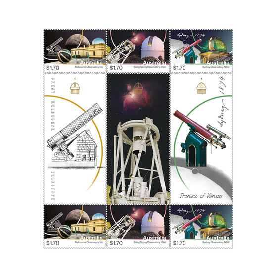Astronomical Observatories Stamp Collection product photo Internal 6 DETAILS