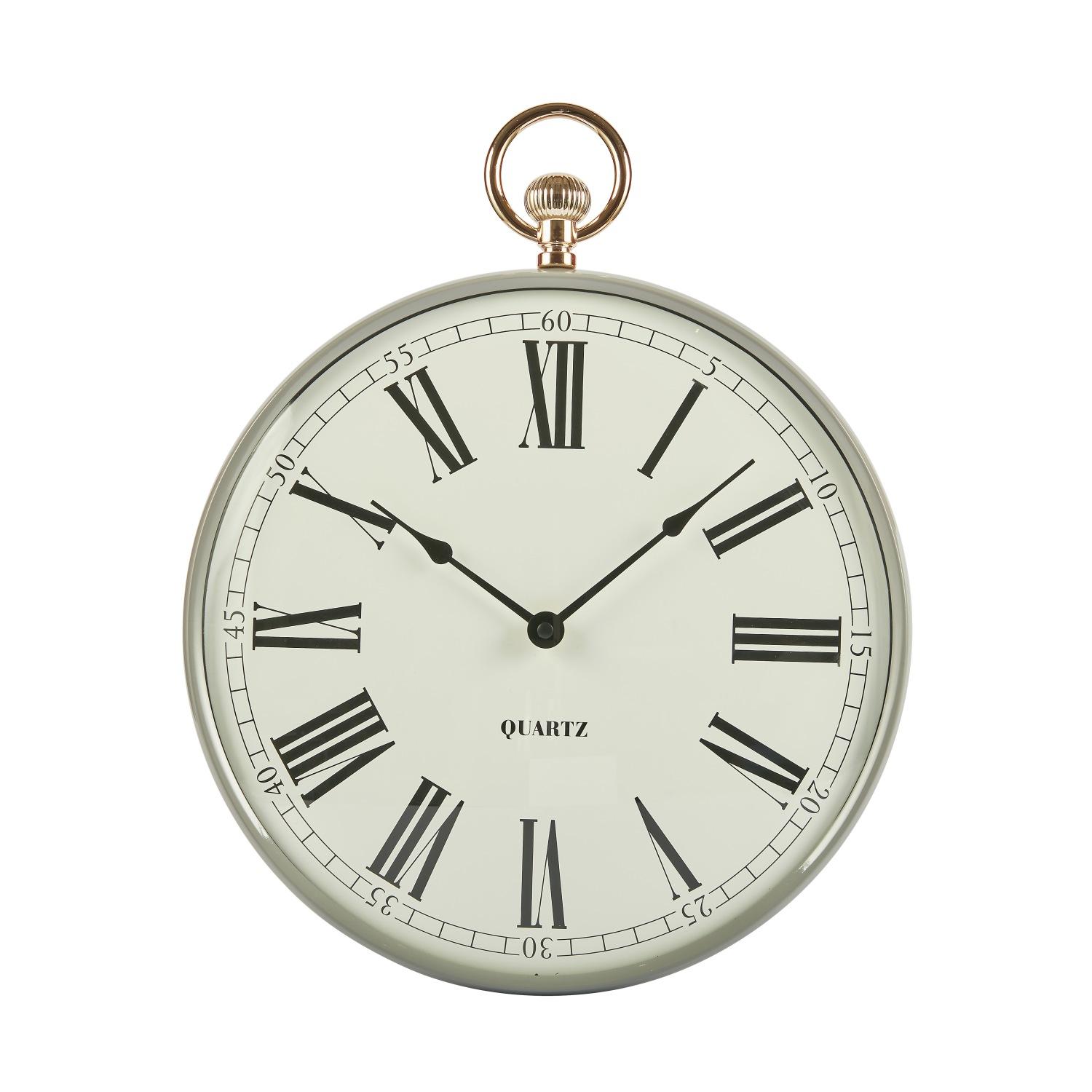 Modern Wall Clock 31.5cm – Gold - Homewares