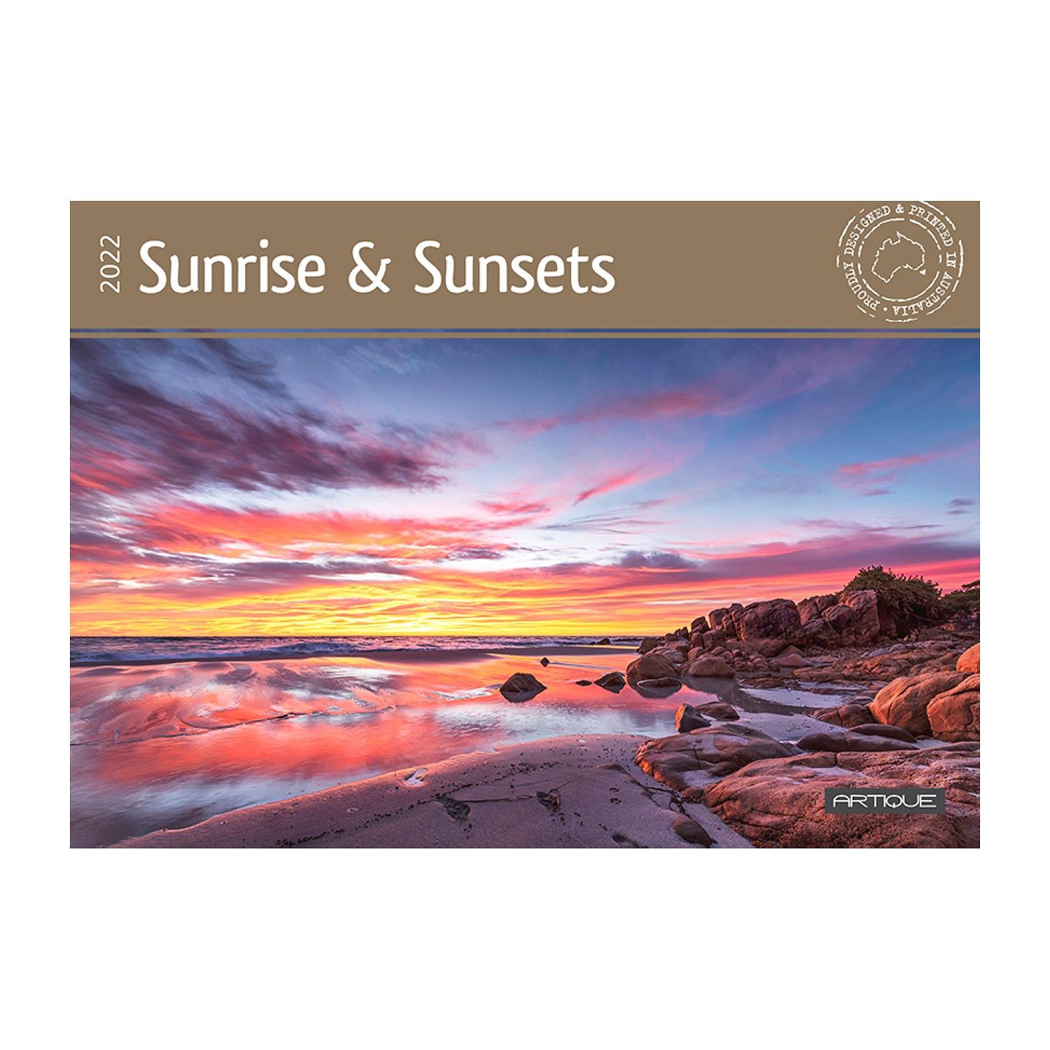 Australian Sunrises & Sunsets 2022 Calendar - Stationery