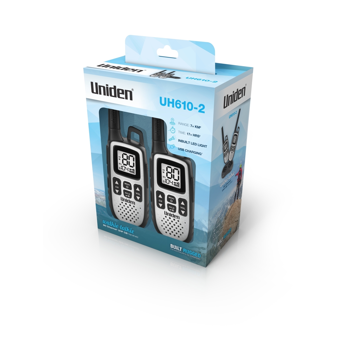Uniden Walkie Talkie 2 Pack Home appliances