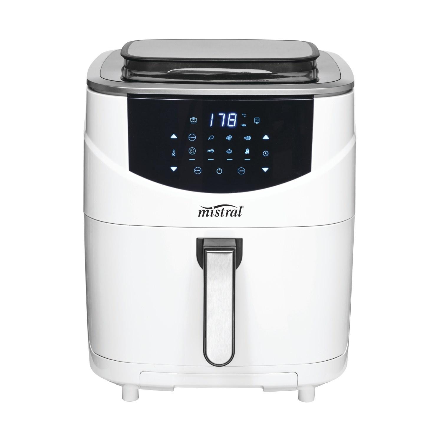 Enjoy healthier meals using the Mistral Digital Steam Air Fryer