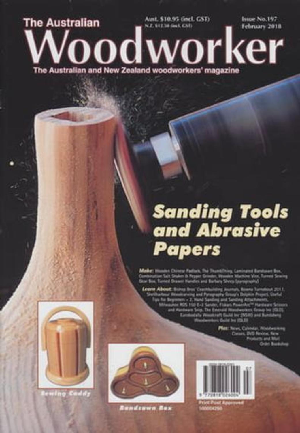 The Australian Woodworker Magazine 12 Month Subscription Craft Hobbies