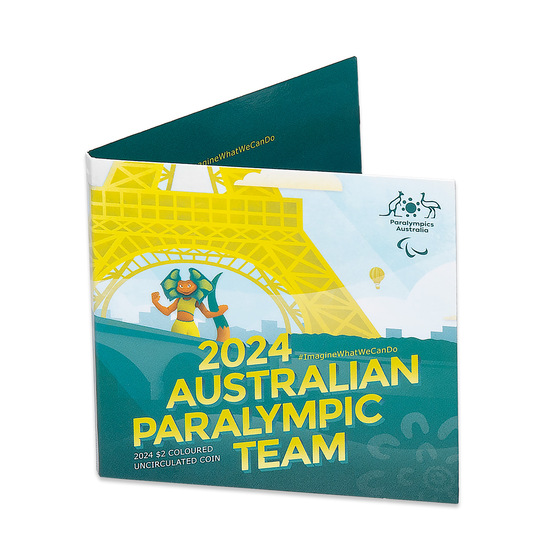 2024 Australian Paralympic Team $2 Coloured Uncirculated Coin product photo Internal 2 DETAILS
