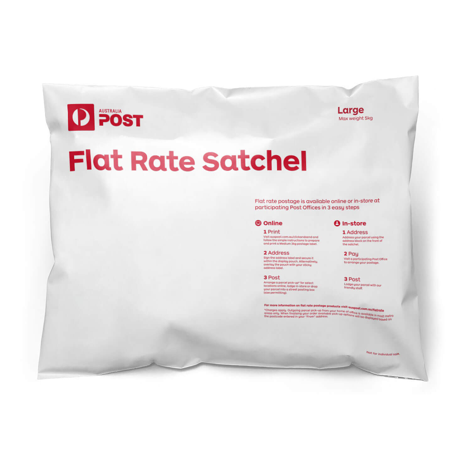 Flat rate satchel 3kg